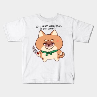 Angry Dogo Kids T-Shirt